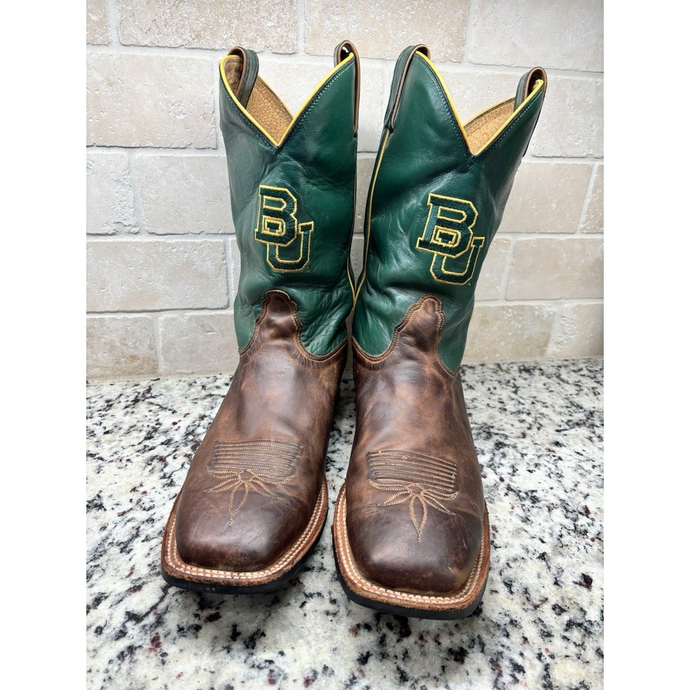 Nocona‎ Mens Baylor University Collegiate Cowboy Boots 11 EE
